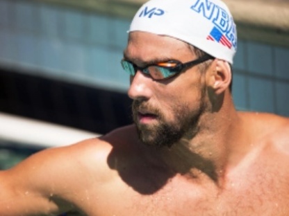 michael phelps_SANTA CLARA, CA - JUNE 18: Michael Phelps takes practice laps at the George F. Haines International Swim Center on June 18, 2015 in Santa Clara, California. (Photo by Don Feria/Getty Images)