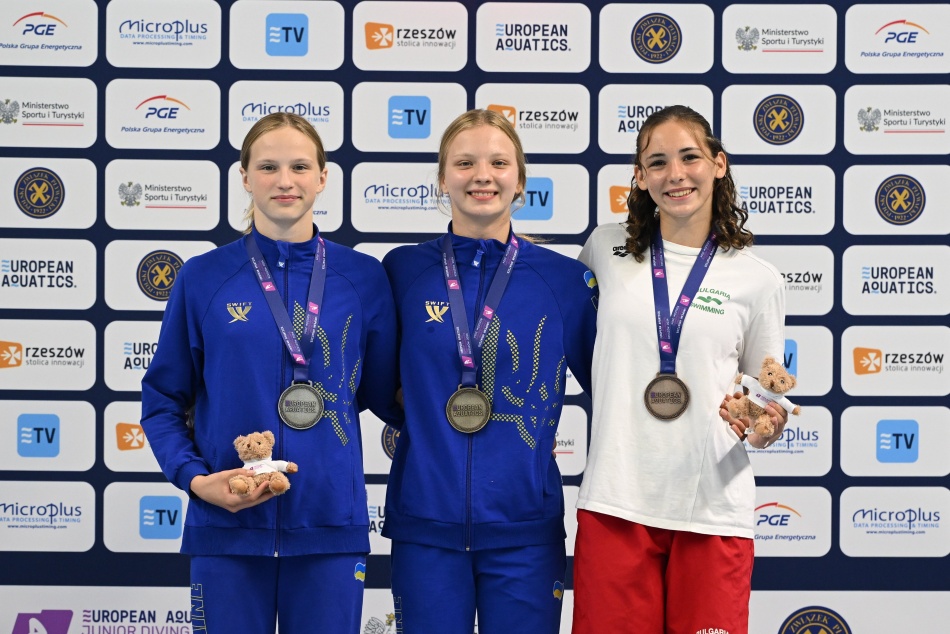 podio trampolino 1mt girls B femminile podio trampolino 1mt girls B femminile