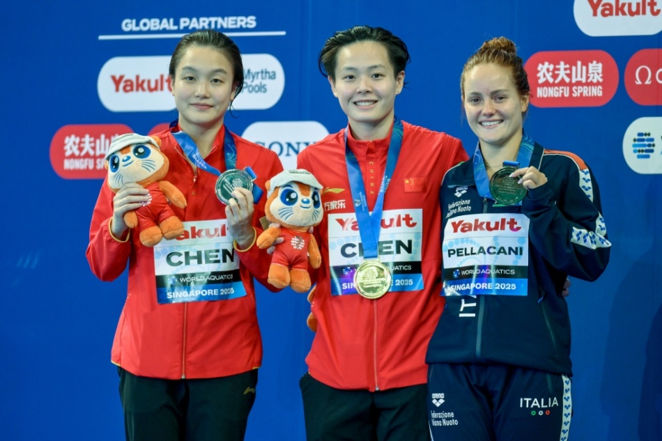 podio trampolino 3mt femminile podio trampolino 3mt femminile