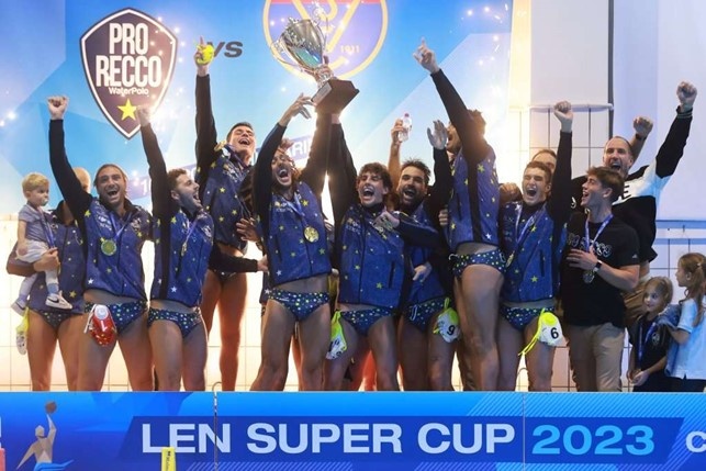 pro recco con la supercoppa europea