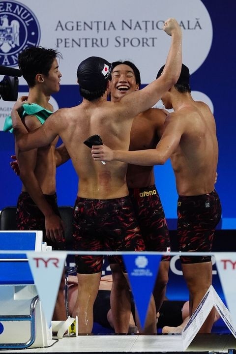 staffetta 4x100 mista maschile - giappone