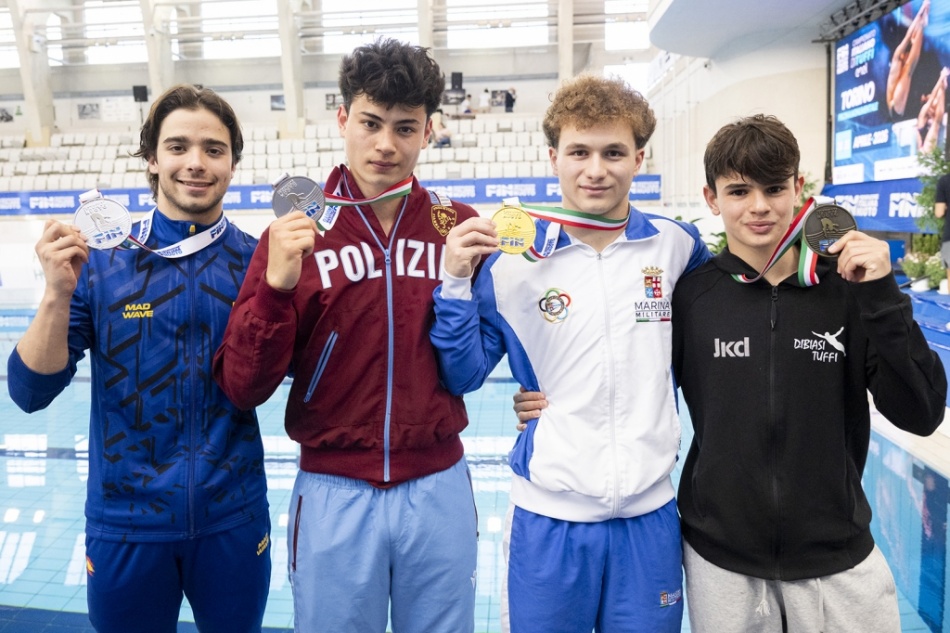 podio piattaforma maschile