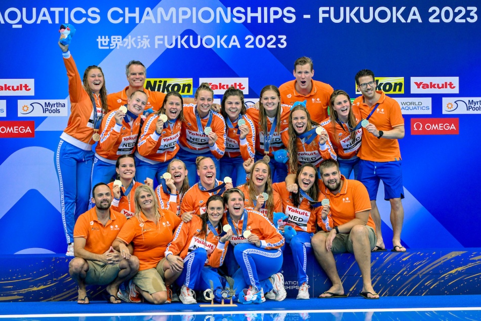 olanda con la medaglia d'oro