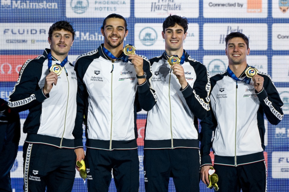 staffetta 4x50 sl maschile Azzurra staffetta 4x50 sl maschile Azzurra