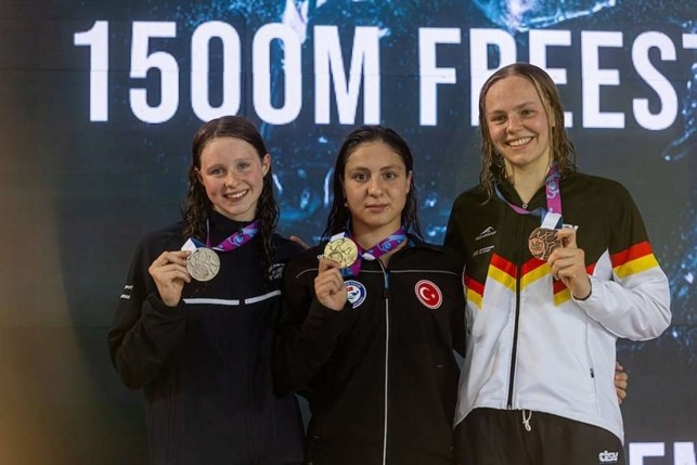 podio 1500 sl femminile podio 1500 sl femminile