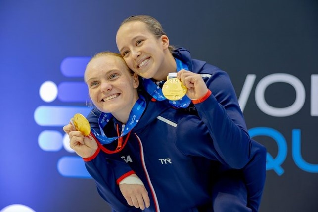 Delaney Schnell e Jessica Parratto Delaney Schnell e Jessica Parratto