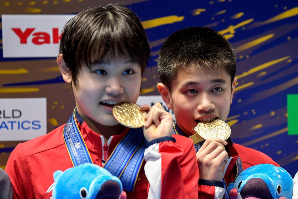 Wang Fellong e Zhang Jiaqi Wang Fellong e Zhang Jiaqi