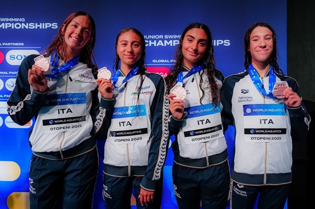 staffetta 4x200 sl femminile - italia