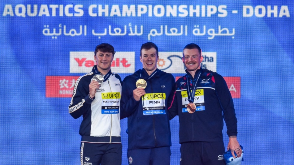 podio 100 rana maschile podio 100 rana maschile