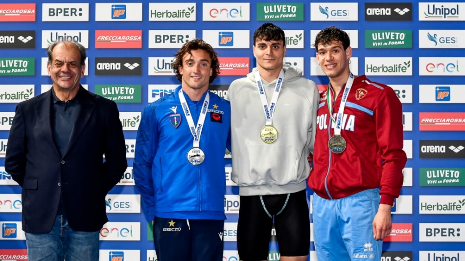 podio 50 farfalla maschile