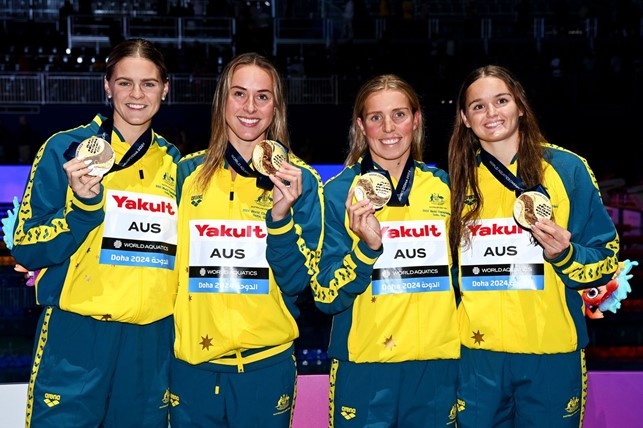 4x100 mista femminile - australia 4x100 mista femminile - australia