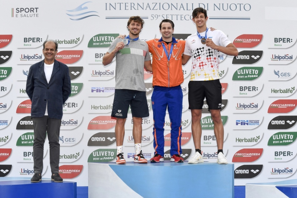 podio 100 rana uomini