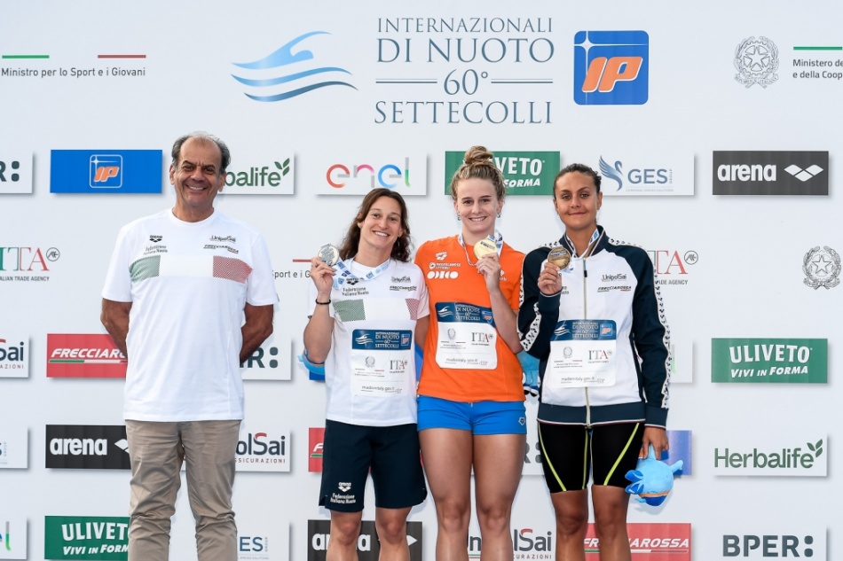 podio 200 rana femminile podio 200 rana femminile