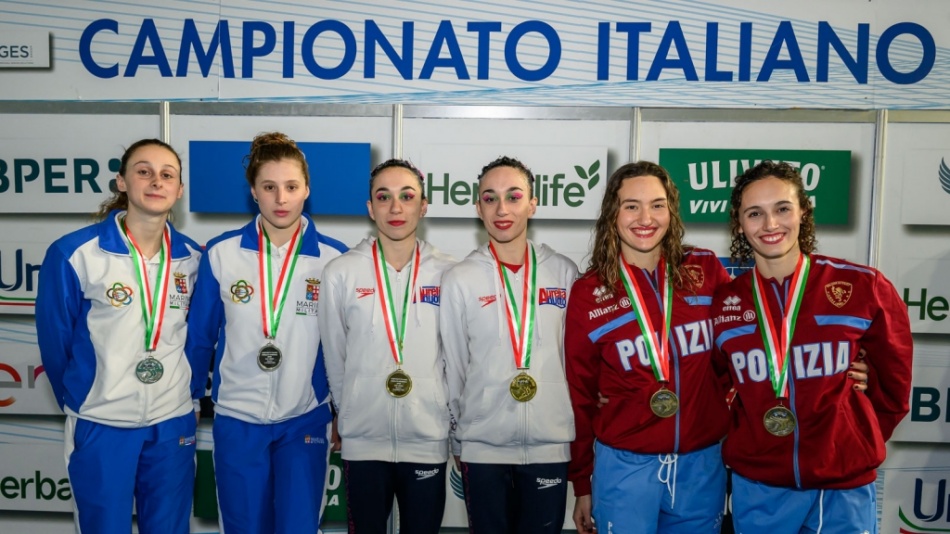 podio duo libero femminile