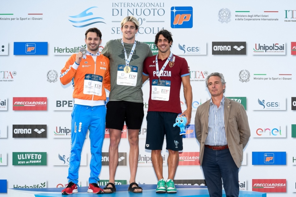 podio 200 rana maschile podio 200 rana maschile