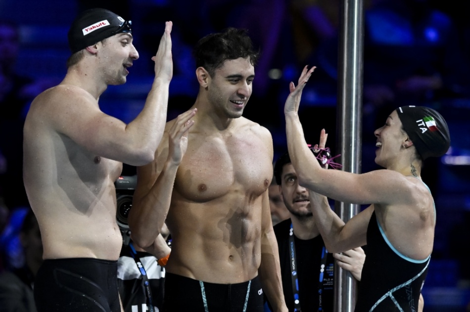 staffetta 4x50 sl mixed - italia staffetta 4x50 sl mixed - italia