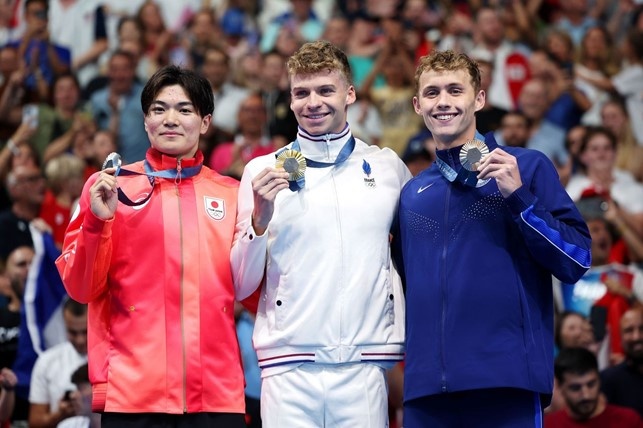 podio 400 misti maschile podio 400 misti maschile