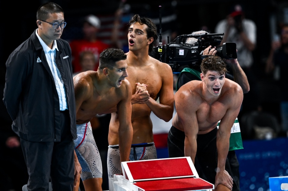 bonin, ceccon e miressi a fine gara bonin, ceccon e miressi a fine gara