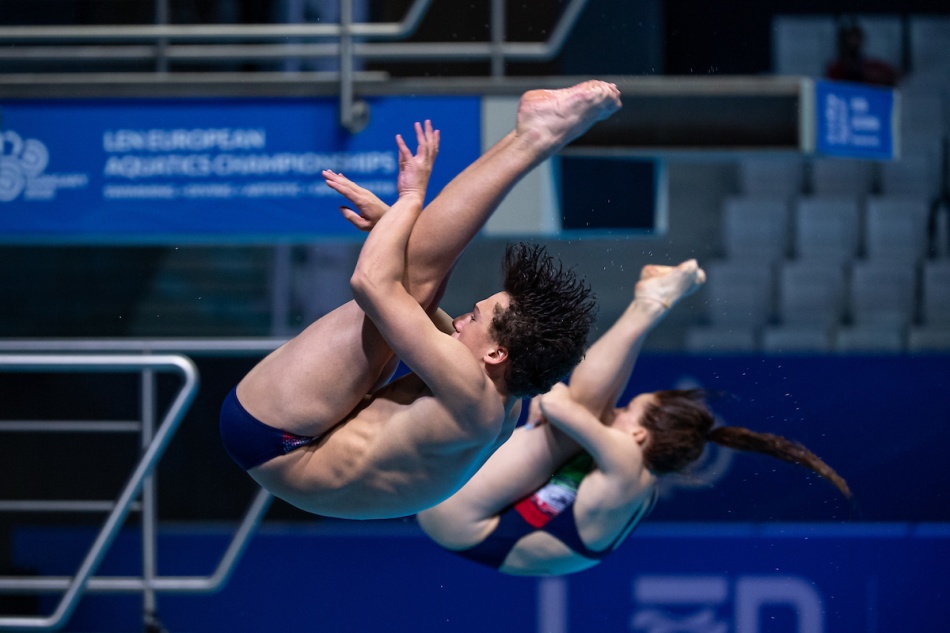 santoro e Pellacani in azione santoro e Pellacani in azione