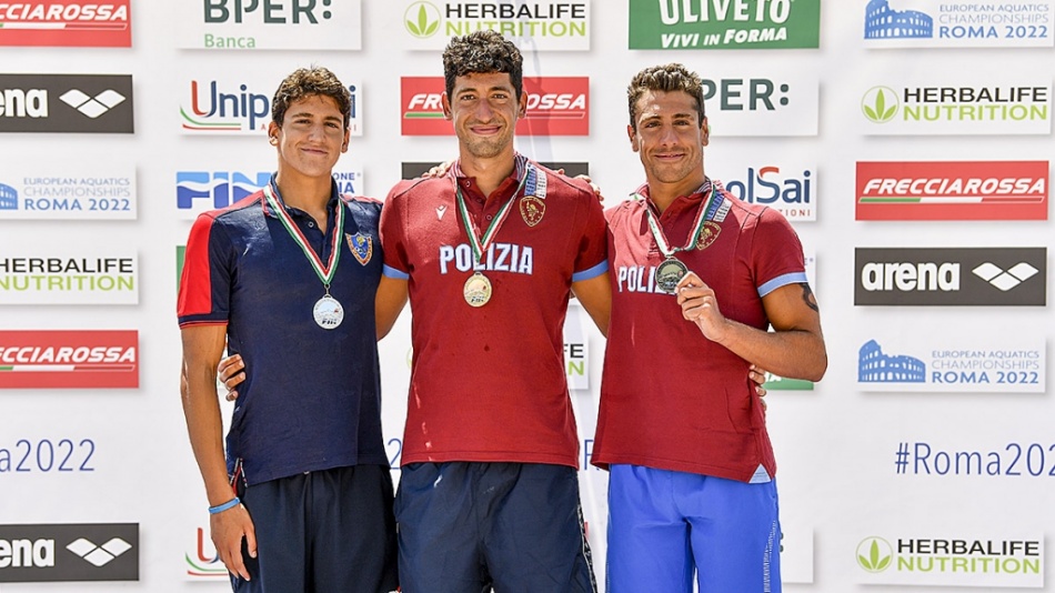 podio 10km maschile podio 10km maschile