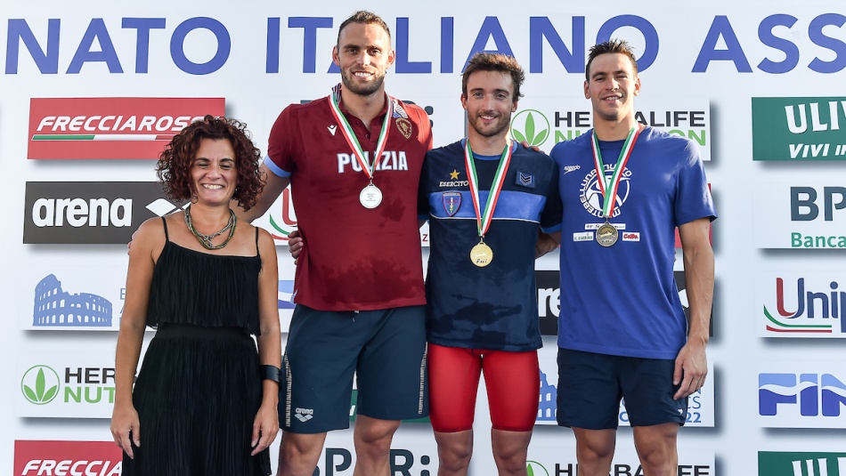 podio 100 farfalla podio 100 farfalla