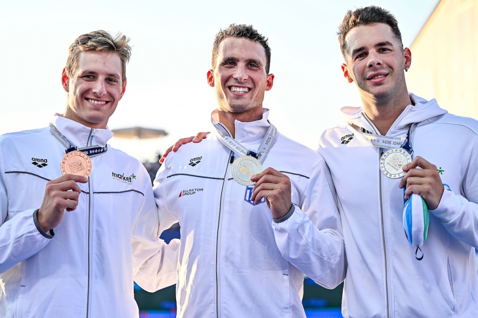 podio 400 misti maschile podio 400 misti maschile