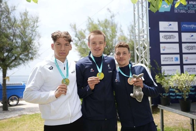 podio 10 km maschile podio 10 km maschile