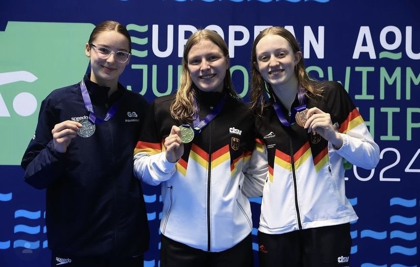 podio 200 rana femminile podio 200 rana femminile