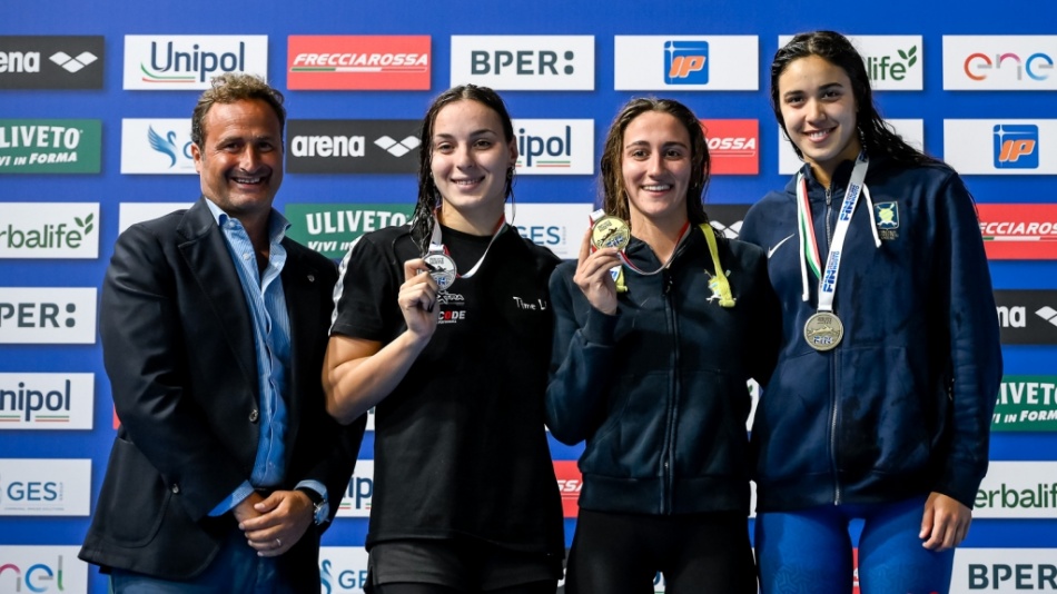 podio 1500 sl femminile podio 1500 sl femminile