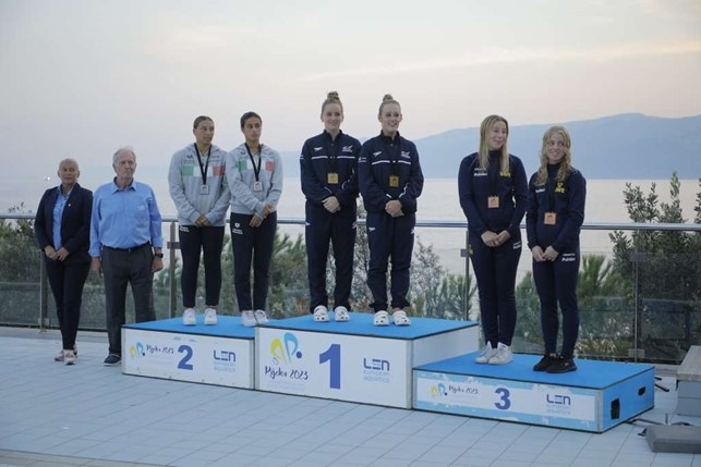 podio trampolino sincro 3 mt femminile podio trampolino sincro 3 mt femminile