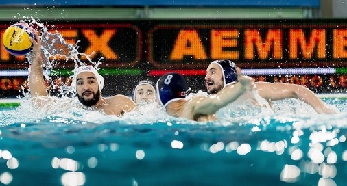 FRA-CAN_MARZOUKI COL PALLONE_FINA Men's Water polo Olympic Games Qualifications Tournament 2016
