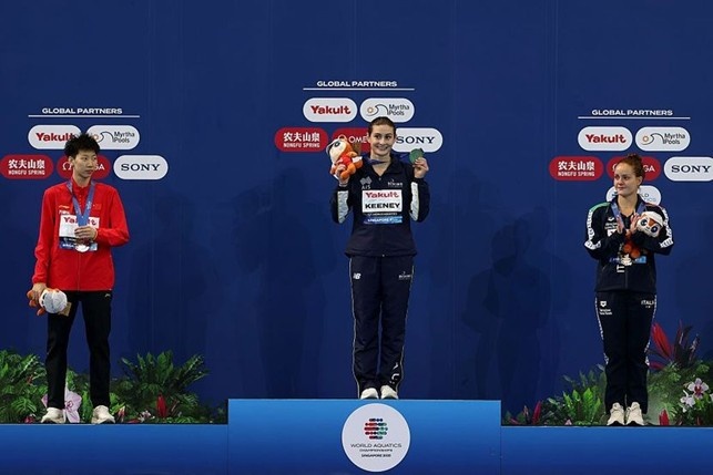 podio trampolino 1mt femminile