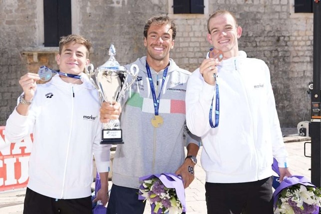 podio 5km maschile podio 5km maschile