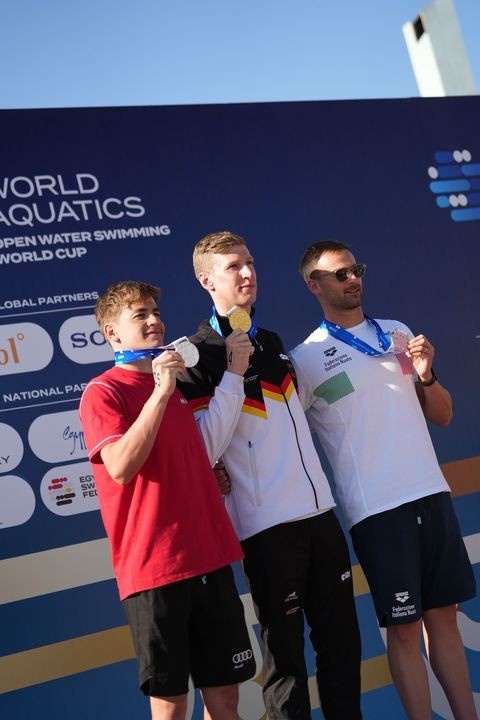 podio 10 km maschile