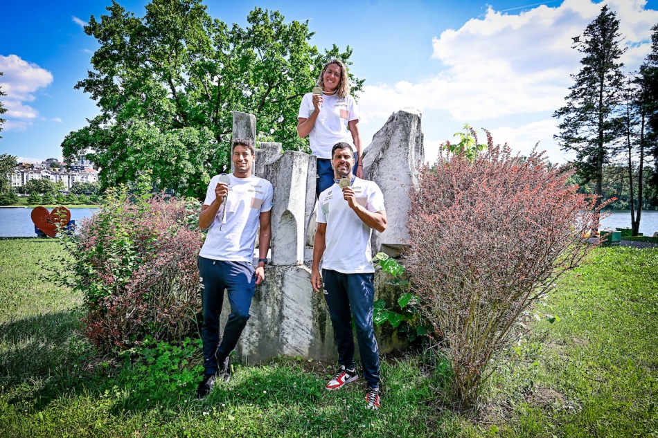 matteo furlan, barbara pozzobon e dario verani