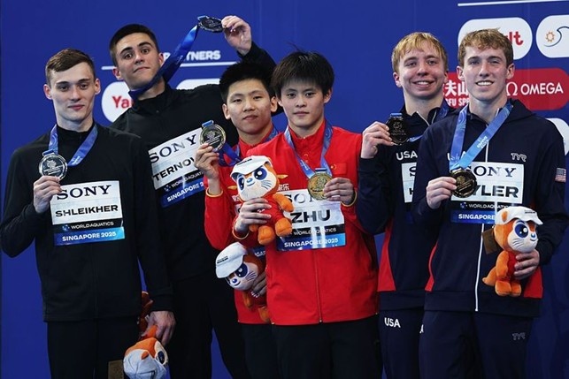 podio sincro piattaforma maschile