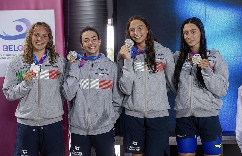 4x200 sl femminile - team italia 4x200 sl femminile - team italia