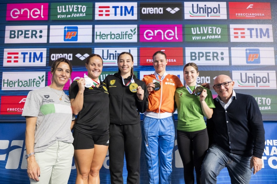 podio trampolino 3mt femminile
