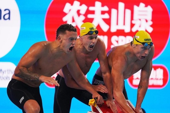 staffetta 4x100 sl maschile - australia