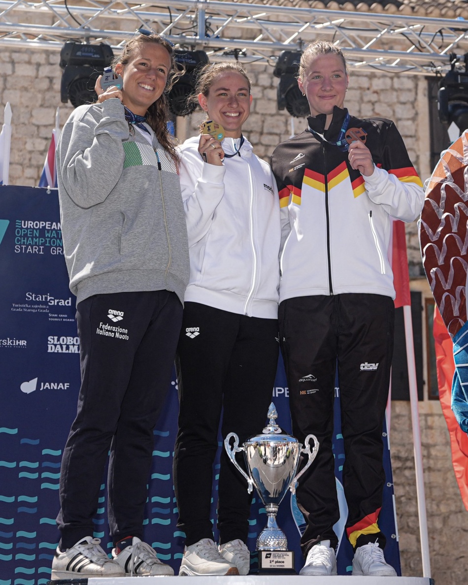 podio 10 km femminile podio 10 km femminile