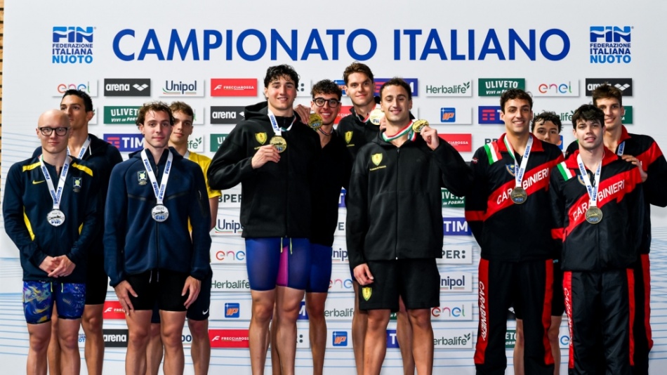 podio staffetta 4x200 sl maschile podio staffetta 4x200 sl maschile