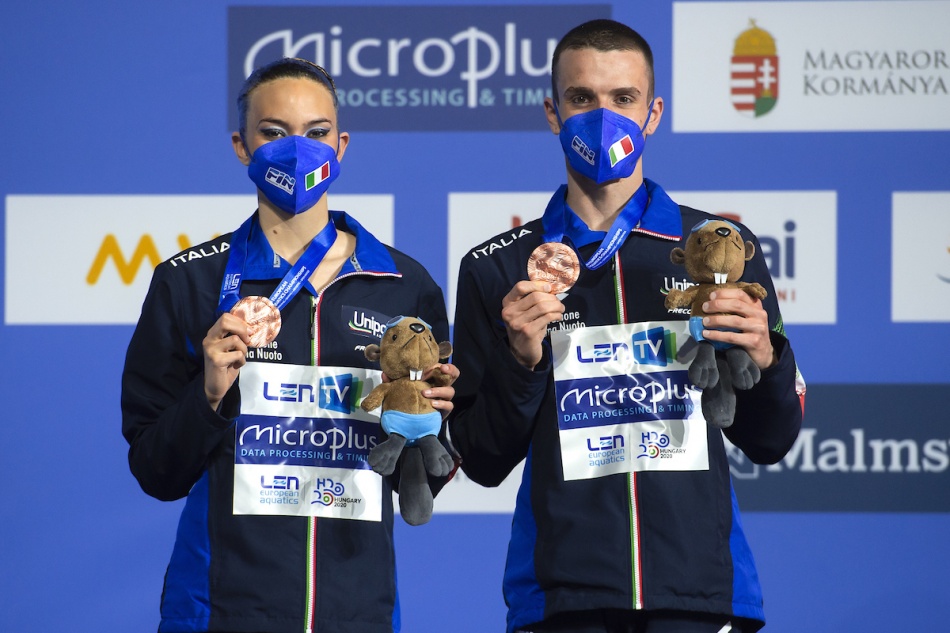 bronzo duo misto bronzo duo misto